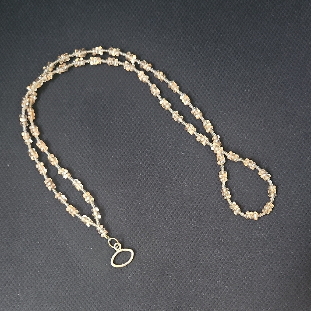 Elegant Gold Beaded Necklace